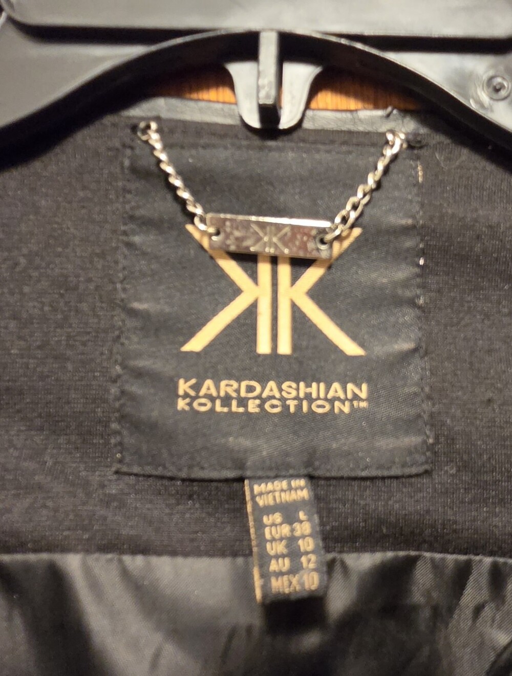 Kardashian Kollection Black Cropped Blazer Jacket - Picture 6 of 8